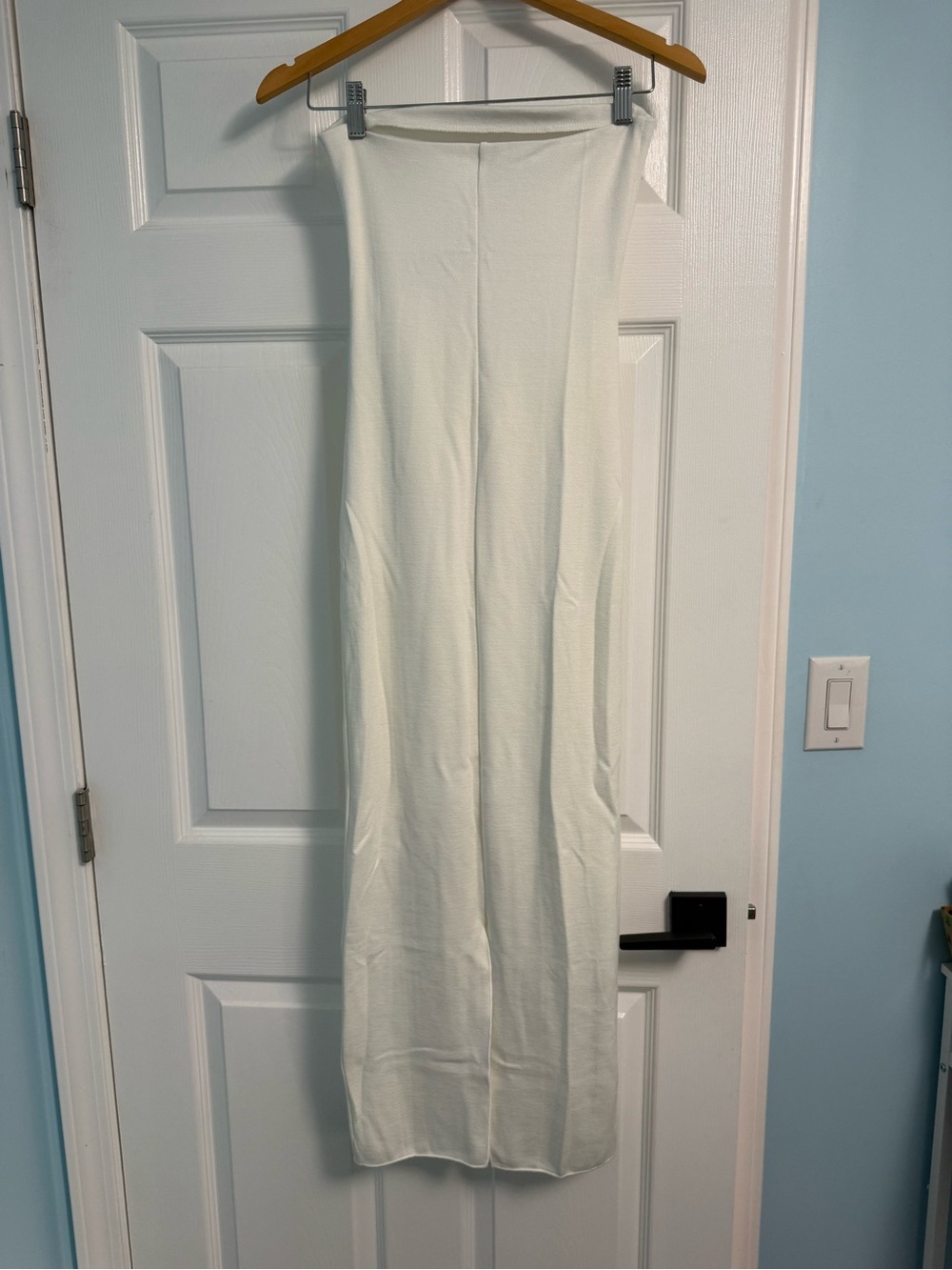 Zara Strapless Cream Midi Tube Dress - Picture 2 of 2